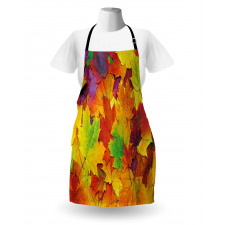 Colorful Maple Leaves Apron