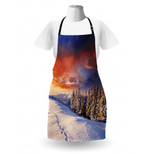 Mountains Pine Trees Apron