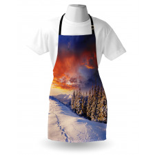 Mountains Pine Trees Apron