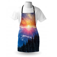 Sunset in Mountains Apron