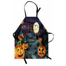 Horror Castle Pumpkin Apron