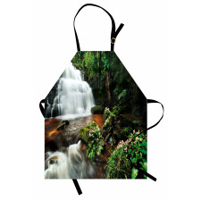 Jungle Trees and Waterfall Apron