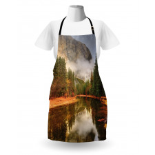 River in Morning View Apron