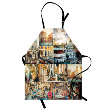 Ülkeler ve Şehirler Mutfak Önlüğü Venedik Desenli