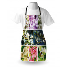 Spring Scenery Collage Apron