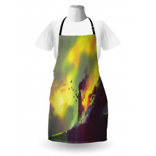 House in Flames Magic Apron