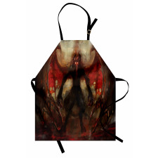 Devil Wings Flame Apron