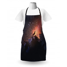 Howling Wolf on Rock Apron