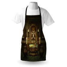 Altar Pentagram Candles Apron