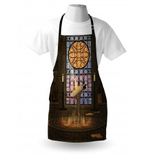 Pentagram Magic Candles Apron