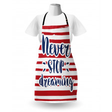 Words Indigo Inspirational Apron