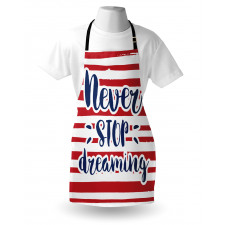 Words Indigo Inspirational Apron