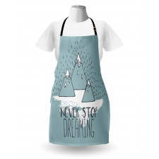 Cartoon Mountain Apron