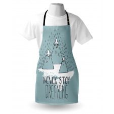 Cartoon Mountain Apron