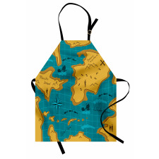 Cartoon Adventure Boats Apron