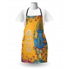 Asian Ancient Ceremony Figure Apron