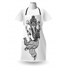 Dancing Elephant Sketch Apron