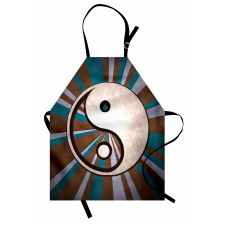 Grungy Retro Hippie Apron