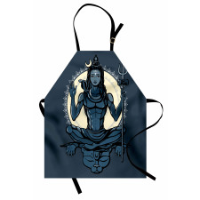 Yoga Lotus Asian Tiger Apron