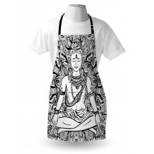 Third Eye Mandala Sketch Apron