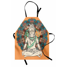 Asian Ancient Bohemian Design Apron