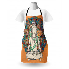 Asian Ancient Bohemian Design Apron