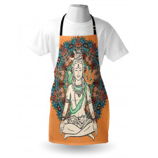 Asian Ancient Bohemian Design Apron