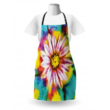 Petal Floral Print Art Apron