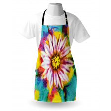 Petal Floral Print Art Apron