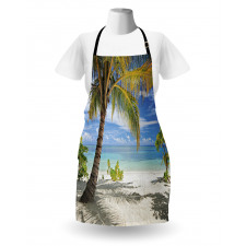 Palm Trees Coastline Apron