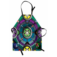 Pentagram Evil Eyes Apron