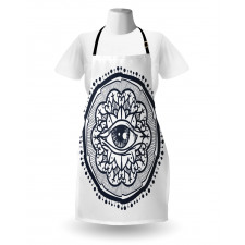 Retro All Seeing Eye Art Apron