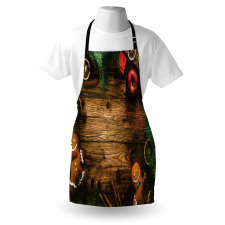 Rustic Lodge Wood Apron