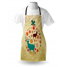 Reindeer in Winter Apron