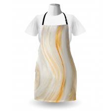 Wavy Marble Effect Apron