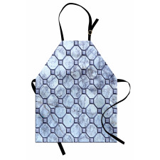 Retro Marble Mosaic Apron