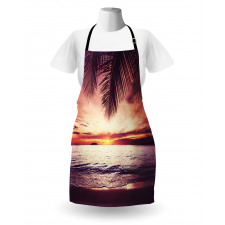 Sunset Ocean Waves Apron