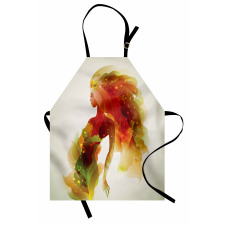 Girl Abstract Lady Apron