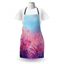 Cherry Spring Theme Apron