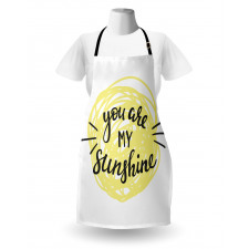 Hand Drawn Sun Romance Apron