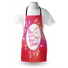 Maroon Sun Apron