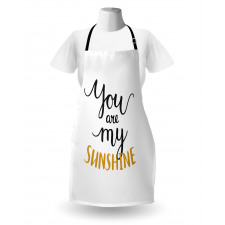 Romantic Words Love Apron