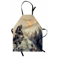 Technology Aliens Theme Apron