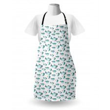 Watercolor Marine Animal Apron