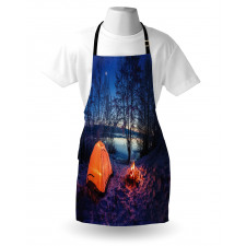 Night Camping Adventure Apron