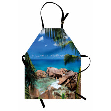 Palm Tree Coastline Apron