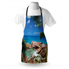 Palm Tree Coastline Apron