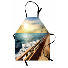 Sailboat Sunset Sea Apron