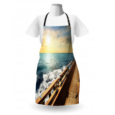 Sailboat Sunset Sea Apron