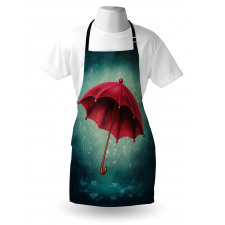 Retro Autumn Umbrella Apron